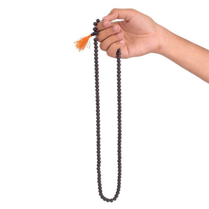 Original Karungali Malai 108 Ebony Blackwood Beads Lab Tested and Government Certified