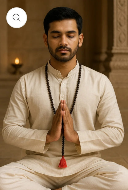 Original Karungali Malai 108 Ebony Blackwood Beads Lab Tested and Government Certified